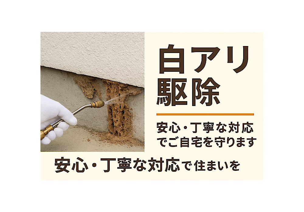安心のシロアリ駆除・予防サービスの画像